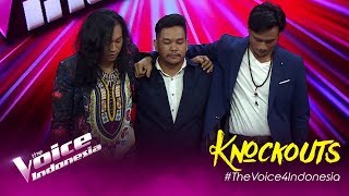 Nickholas vs David vs Aya | Knockouts | The Voice Indonesia GTV 2019