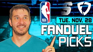 FanDuel NBA DFS Lineup Picks Today (11/28/23) | NBA DFS ConTENders