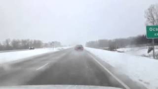 Nick Bohr finds snow west of Oconomowoc