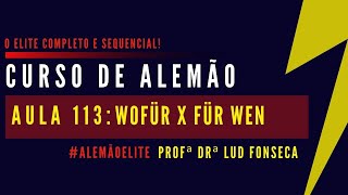 WOFÜR X FÜR WEN [Curso Elite] [Aula #113]