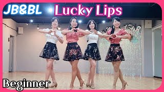 Lucky Lips Linedance/#첫개강_수업#즐거운_초급라인댄스/BL♡JB