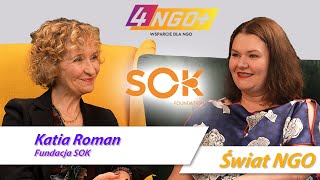 ŚWIAT NGO: POMOC, KTÓRA ZMIENIA ŻYCIE – ROZMOWA Z KATIĄ ROMAN Z FUNDACJI SOK | 4NGO.PLUS