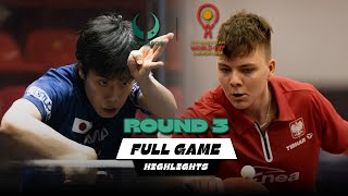 Yuta Tanaka vs Mateusz Zalewski Full Match Highlights - ITTF Mixed Team World Cup 2024