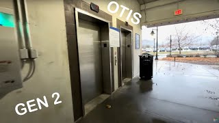 All 4 Otis Gen 2 Elevators at Carilion Riverside Parking Garage Roanoke, VA