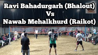 Ravi Bahadurgarh (Bhalout) Vs Nawab Mehalkhurd (Raikot) at Batuha Shooting Volleyball Tournament