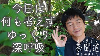 【今日は何も考えず、ゆっくり深呼吸】自分自身と向き合う「ひとり時間」。お茶を飲みながらゆっくりと心に耳を傾けませんか？