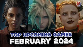 TOP NEW UPCOMING GAMES OF FEBRUARY 2024 (PC, PS4, PS5, Xbox One, Xbox Series XS, Nintendo Switch)