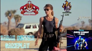 Sarah Conner ( Resistance Leader ) , Fortnite Gameplay ( future War bundle )