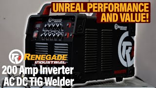 Renegade Industrial 200 Amp Inverter AC DC TIG Welder - RIACDC200I