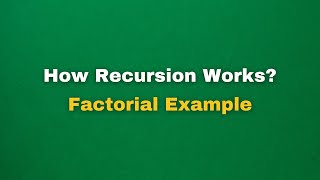 Recursion Explained Step-by-Step in JavaScript with Animation | 2024