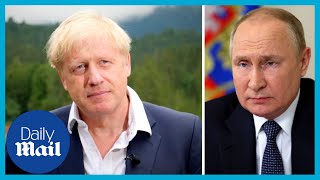 Boris Johnson accuses Vladimir Putin of 'utter barbarism' | Ukraine