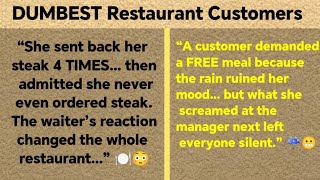 🍽️ Tales of the MOST Entitled Restaurant Customers That Left Everyone Speechless! 😳🔥