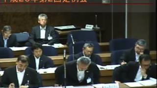 平成２６年度第２回定例会４日目①（一般質問　佐々木、近藤議員）