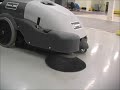 powervac nilfisk alto floortec 350b sweeper video