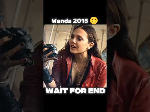 Wanda 2015 🙂 Then VS Now Edit #shorts #marvel #viral #trending - YouTube