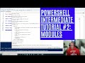 PowerShell Intermediate Tutorial 2 : Modules [Intermediate]