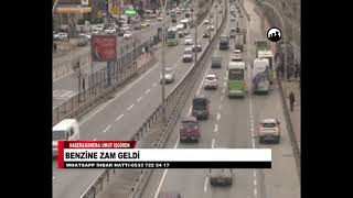 BENZİNE ZAM GELDİ