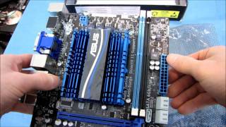 ASUS E35M1-M E-350 AMD Fusion mATX Motherboard Unboxing \u0026 First Look Linus Tech Tips