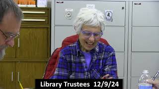 Library Board of Trustees - December 9, 2024