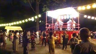 2019年東京都文京区・根津神社盆踊り⑪　おどりの輪