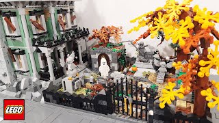 LEGO Haunted House & Graveyard MILS Plate MOC