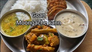 Authentic Goan Moongache Kann and Shenga Batata bhaji recipe #vegrecipe #goanrecipe