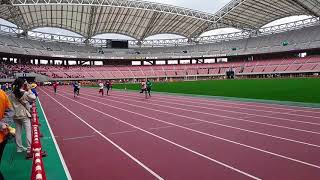 NSG大運動会100メートル予選  田中さん惜しい！