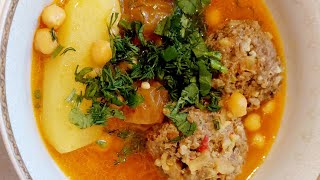 Azerbaijani kyufta-bozbash.Küftə- bozbaş.#keşfet#food#cooking#delicious#recipe#tarif#azerbaijanfood