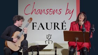 Gabriel Bianco and Marina Viotti perform three songs by Gabriel Fauré