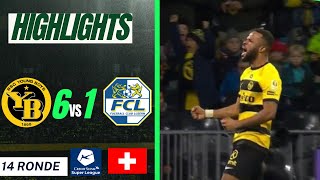 YOUNG BOYS 6-1 FC LUZERN | HIGHLIGHTS | GOALS | 14.RONDE | CREDIT SUISSE SUPER LEAGUE 23/24 |