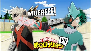 DEKU SE ENFRENTA A BAKUGO! | MY HERO ACADEMIA VR #2