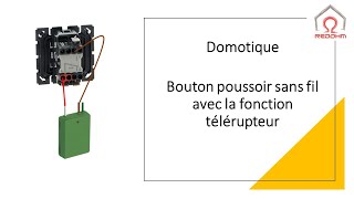 Bouton poussoir sans fil le telerupteur Yokis