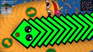 🐍WORMATE ZONE.IO | Rắn Săn Mồi #347 BIGGEST SNAKE | Epic Worms Zone Best Gameplay | Wahono Chanel15