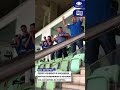 Pedro Lourenço, dono do Cruzeiro e o Alexandre Mattos comemoram o segundo gol da Raposa da partida