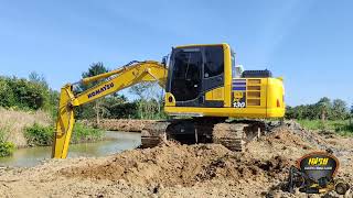 ครั้งแรกของช่องกับ KOMATSU PC130-10 งานลอกคลอง