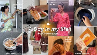 A Day In My Life💫HOMETOWN preps! emptying my fridge, shopping, emotional breakdown, new book & more!