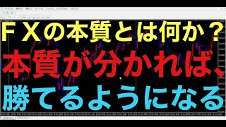 【FX】FXの本質とは何なのか？FXの本質が分かれば、皆んな勝てるようになるのか？そもそもFXの本質は一つしかないのか？答えは自分の中だけにあると思います！長年の経験と試行錯誤の末にみえてくるものか！