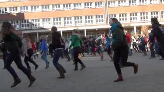 Intro100dagen2012 OLVP Sint-Niklaas Flashmob