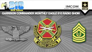 U.S. Army Garrison Japan Commander Monthly Radio Show September 1 2016