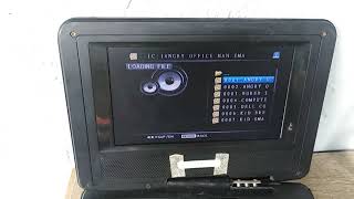 Coby II Portable DVD Player USB Test 1/2