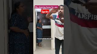 నీ ఇంట్లో ఎదో తెలియని శక్తి వుంది 💯😱 husband wife comedy #funny #shorts #foryou