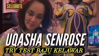 Uqasha Senrose Cuba Pakai Baju Kelawar