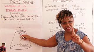 Form 2 Maths .Volume of a Frustum