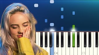 Billie Eilish -  My Strange Addiction (Piano Tutorial)