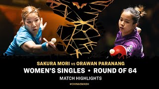 Sakura Mori vs Orawan Paranang | WS R64 | China Smash 2024