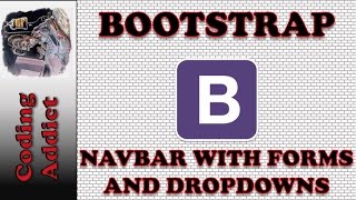 Bootstrap Tutorial for Beginners - Bootstrap Navbar with Forms and Dropdown Menus