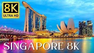 SINGAPORE🇸🇬 IN 8K ULTRA HD HDR 60 FPS BY DRONE |SINGAPORE CITY|
