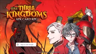 【三国志】アイドル三国志：カード RPG #1 初見 【RPG】 ゲーム実況 放置系