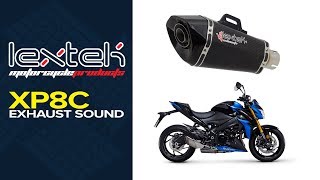 Lextek XP8C Exhaust Sound: Suzuki GSX-S1000 (15-18)