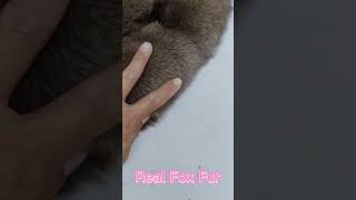 MWFur Fashion Luxury Natural Fox Fur Cushion Round Shape Chair Cover Fashion Homes Real Fur Rug